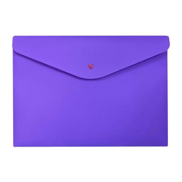 Imagem de Envelope A4 Dello com Botão Full Color Roxo