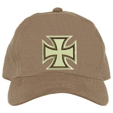 Imagem de Boné Kaluapa Cruz de Malta2, Bege, Único