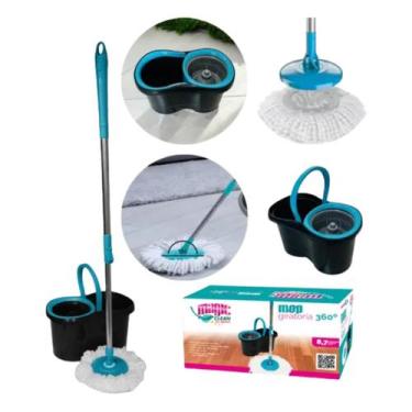 Imagem de Mop Giratório 360 Balde Centrífuga 8,7 L - Xplast