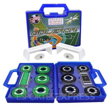 Imagem de Maleta Futebol De Botão Klopf Pret/Bco X Verd/Bco Cód. 4130