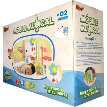 Imagem de Mobile musical divertido animais - zoop toys