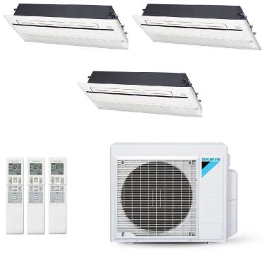 Imagem de Ar-Condicionado Multi Split Inverter Daikin 28.000 BTUs (2x Evap Cassete 1 Via 12.000 + 1x Evap Cassete 1 Via 18.000) Quente/Frio 220V