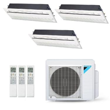 Imagem de Ar-Condicionado Multi Split Inverter Daikin 28.000 BTUs (3x Evap Cassete 1 Via 12.000) Quente/Frio 220V