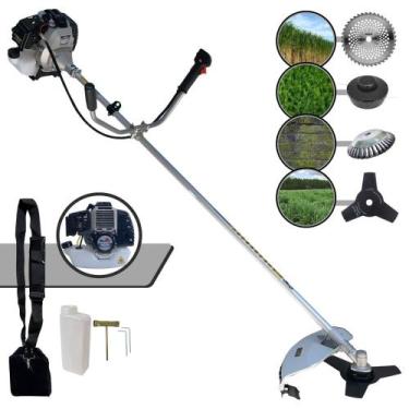 Imagem de Podador de Grama À Gasolina Toyama TBC43-H 43cc 1,7HP 12.000rpm Motor 