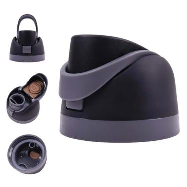 Imagem de Tampa de substituição para garrafa de água Owala Freesip, acessórios para garrafas de 473 ml, 680 g, 946 ml, 1,134 g, preta