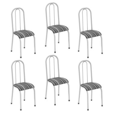 Imagem de Conjunto 6 Cadeiras para Sala de Jantar Paola Branco