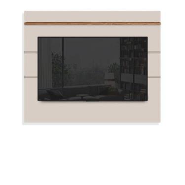 Imagem de Painel De Parede Para Tv Até 65 Polegadas Off White Freijó - Repleta C