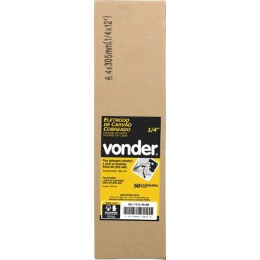 Imagem de Eletrodo carvão grafitado cobreado 5/16x12" c/ 50 pç Vonder