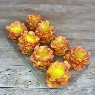 Imagem de Kit com 120 Forminhas para Doces Finos Modelo Flor Luxo – Linha Style – Ideal para Casamentos, Festas e Decoração de Mesa Elegante(AMARELO QUEIMADO,80 UNIDADES)