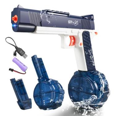 Imagem de Pistola de água elétrica Teengra Automatic 510ml de capacidade azul