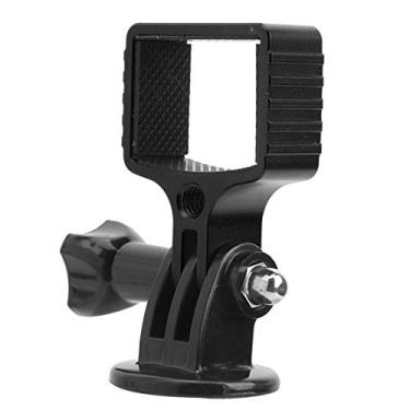 Imagem de Adaptador Gimbal de liga de alumínio – Suporte universal de 0,6 cm para 2 com acolchoamento antiderrapante, suporte de câmera multifuncional para tripés/bastões de selfie/suportes de carro, preto