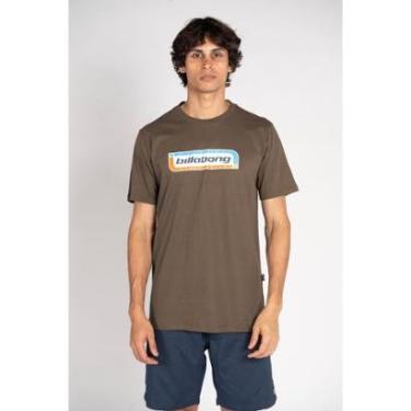 Imagem de Camiseta Billabong M/C Nuclear Marrom Escuro-MARROM ESCURO-P-Masculino
