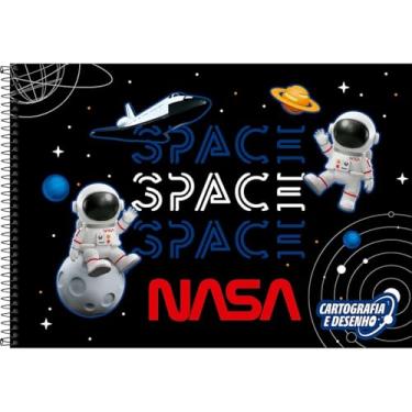 Imagem de Caderno Desenho Nasa TILIBRA - 80 Folhas (Space)
