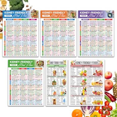 Imagem de bqw Plano de refeições para doenças renais de 28 dias – Guia de dieta amigável aos rins com menus rotativos de 7 dias, receitas com baixo teor de sódio e potássio e lista de alimentos para DRC e