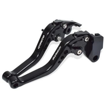 Imagem de MTCRIGHTER Compatível com Triumph Daytona 660 Trident 660 Speed Twin 900 2021-2025 Alavanca de embreagem de freio curta, liga de alumínio CNC (preta)