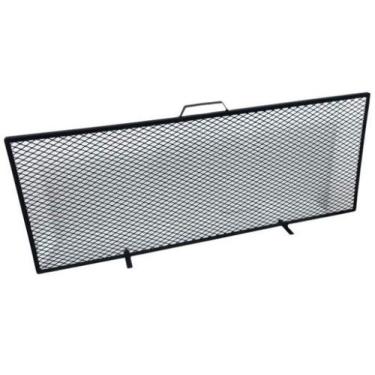 Imagem de Tela Grade De Proteção Para Lareiras 60x33 Pequena - INOX LAURINDOS