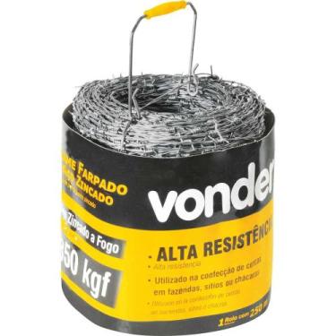 Imagem de Arame Farpado 350 Kgf 250 M Vonder