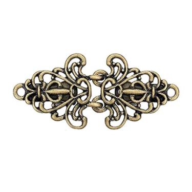 Imagem de Broche dourado para vestido feminino com clipe de manto, cachecol, alfinetes, roupas, fecho, prendedor de gravata, amizade, presentes de Natal, Medium, Latão, Sem Pedra Preciosa