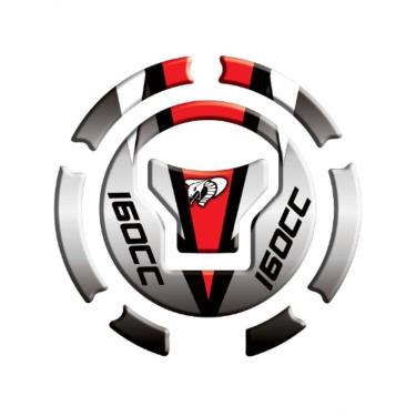 Imagem de Adesivo Bocal Cb Twister Cg Titan / Fan / Start 160 +2018 Cinza