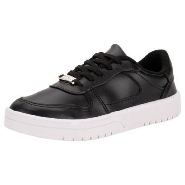 Imagem de Tênis feminino casual moleca 5791110, Preto, 38