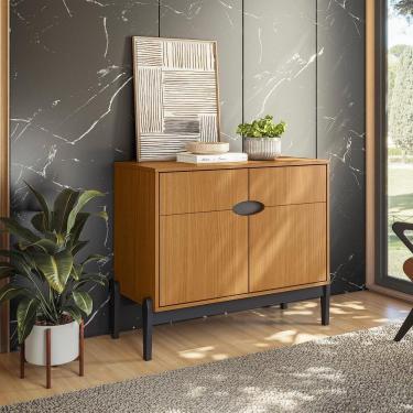 Imagem de Buffet Intense 2 Portas Freijó - Preto Freijó - Preto