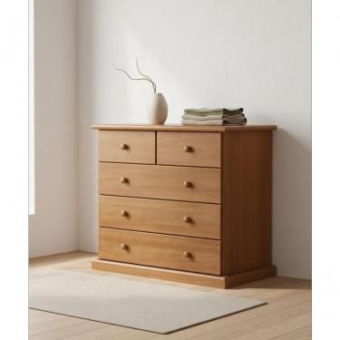 Imagem de Cômoda 90 X 55 X 1,00 - Madeira Maciça - Móveis De Gramado - Castanho