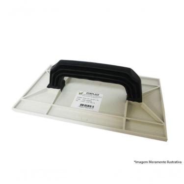 Imagem de Desempenadeira Branca Zumplast Lisa 15X26Cm