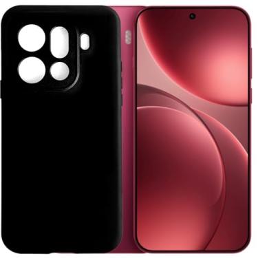 Imagem de NEOYUKL Capa para Oppo Find X9 Pro, 【6,78 polegadas】, capa protetora macia antiarranhões à prova de choque com para Oppo Find X9 Pro preta