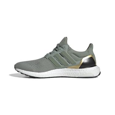 Imagem de adidas Ultraboost 1.0 Tênis masculino, Verde prata/verde prata/dourado metálico, 37