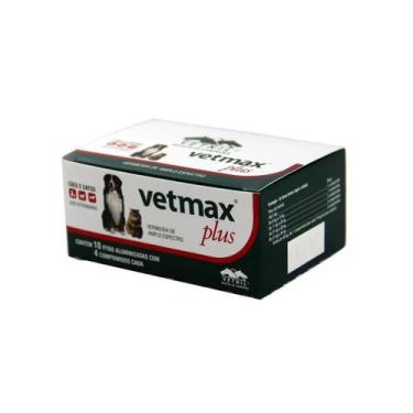 Imagem de Vetmax Plus Vermifugo Cães 10kg Hospitalar 40 comprimidos - Vetnil