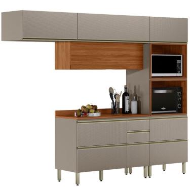 Imagem de Cozinha Modulada 4 Pecas 270 cm MDF DP2704 Demartez