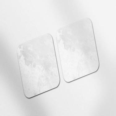 Imagem de Porta Copos Personalizado SeamlessTexture Branco Cimento 10X10cm