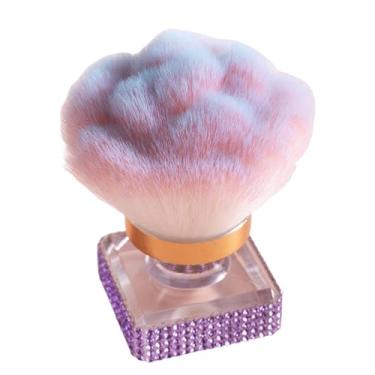 Imagem de Pincel de pó | Pincel de maquiagem para pó solto - Ferramenta de maquiagem para limpeza de unhas, manicure, pedicure, contorno, destaque