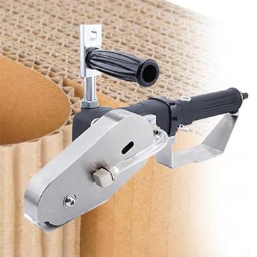 Imagem de Removedor de decapador de caixa de papelão 2500 RPM ferramenta de corte de borda de papel pneumático de papelão para papelão, papelão ondulado, garra dupla de dente médio (garra dupla de dente médio)