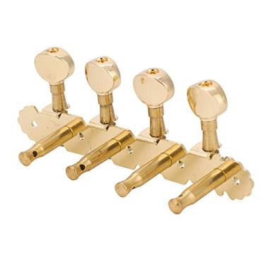 Imagem de Alomejor Pegs de Afinação de Bandolim Dourado, Afinadores de Metal de Design Clássico para Guitarra Com Parafusos e Buchas para Afinação de Guitarra