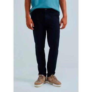 Imagem de Calça Chino Hering KTNY Masculina Bolsos Sarja T. 40/50, 44, N10, Pret