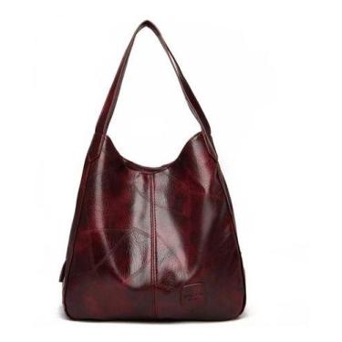 Imagem de Bolsa Feminina Saco Ombro Média material sintético  - Unistar, Caqui
