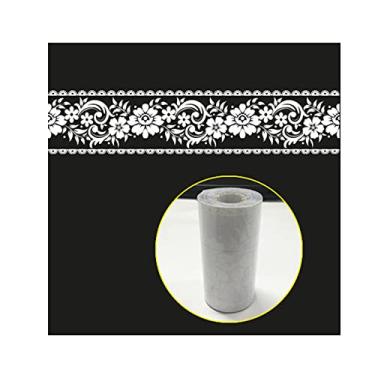 Imagem de OHAOLYLE Adesivo de borda de papel de parede transparente borda de papel de parede autoadesivo removível espelho de descascar decoração de parede para janela vidro porta banheiro