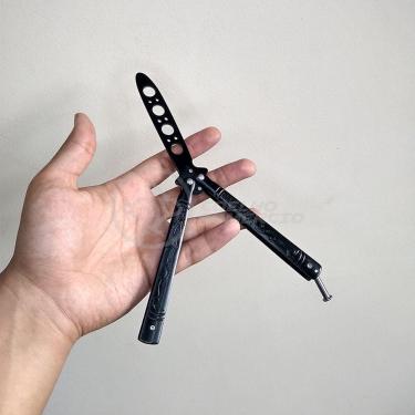 Imagem de Knife Black Butterfly Preta Borboleta Dobrável Inox