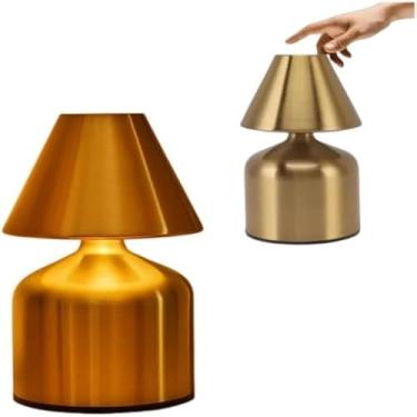 Imagem de Luz noturna portatil para mesa, com cabo USB, moderna, elegante, colorida, versatil - Cores sortidas