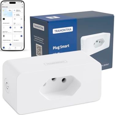 Imagem de Tramontina Smart Plugue Tomada​ Inteligente 10A Wi-Fi - Ligue ou Desligue seus Eletrodomésticos Através do Celular - Compatível com Alexa