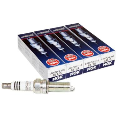 Imagem de NGK Vela de ignição Iridium IX LKR7DIX-11S (93175 Iridium Ix), pacote com 4