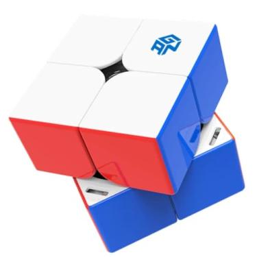 Imagem de Bukefuno 251 M Pro 2X2 Cubo Magnético Gans Mini Speed 63 2X2X2 Ímãs Sem Adesivos Quebra-Cabeça Mágico 2021 (Superfície Fosca 251M)