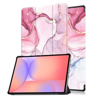 Imagem de SFFINE Capa para tablet Samsung Galaxy Tab S10 Lite / S10 FE / S9 FE de 10,9 polegadas 2025/2023, capa protetora magnética inteligente de couro PU com suporte flip e hibernar/despertar automático