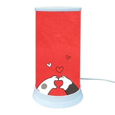 Imagem de Luminária De Mesa Hug Love Cat