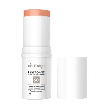 Imagem de Protetor Solar Facial Photoage Stick Color Mineral FPS 60 Cor Médio 16g