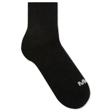 Imagem de Meia Cano Curto Mash Masculina Algodão Esportiva, 38-41, Preto