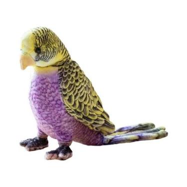 Imagem de Brinquedo De Pelúcia De Papagaio Fofo E Realista De 23CM, Boneco De Pá