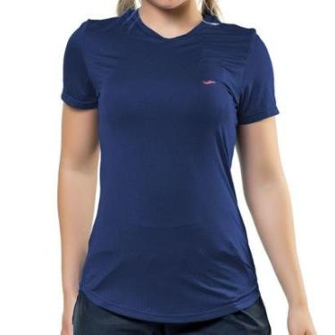 Imagem de Camiseta Feminina Running Tecido Furadinho Elite - Rosa Fluor - G-Feminino
