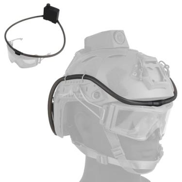 Imagem de Aekvinks Kit de ventilador antiembaçamento de óculos, óculos esportivos com 4 ventiladores turbo e bateria de 6 a 8 horas para esqui, snowboard, airsoft, motocicleta, paintball